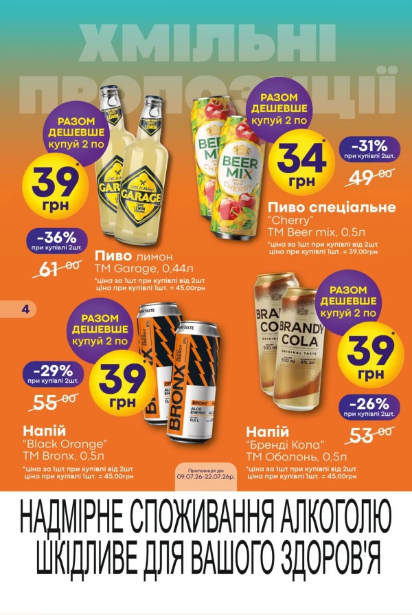 Каталог Сімі - Каталог знижок, сторінка 4: знижки та акції 09 - 22 липня 2026