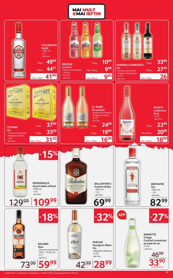 Catalog Selgros - Catalogul cu reduceri Magazine mici, pagina 9: reduceri și oferte 10 - 23 iulie 2026