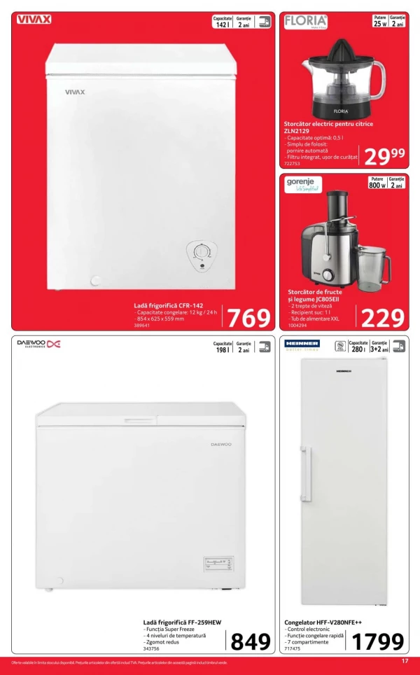 Catalog Selgros - Catalogul cu reduceri NonFood, pagina 17: reduceri și oferte 10 - 23 iulie 2026