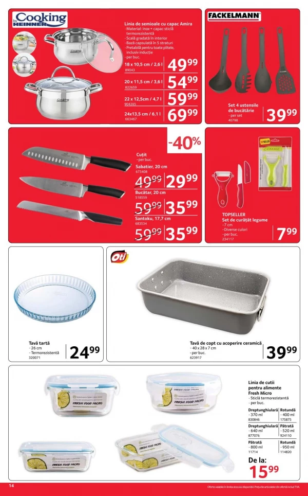 Catalog Selgros - Catalogul cu reduceri NonFood, pagina 14: reduceri și oferte 10 - 23 iulie 2026