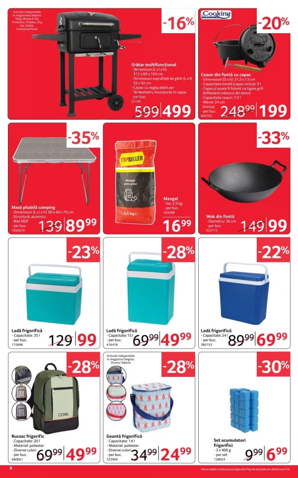 Catalog Selgros - Catalogul cu reduceri NonFood, pagina 8: reduceri și oferte 10 - 23 iulie 2026