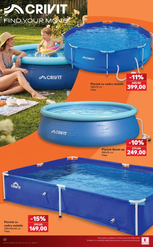 Catalog Kaufland - Catalogul cu reduceri NonFood, pagina 22: reduceri și oferte 15 - 21 iulie 2026