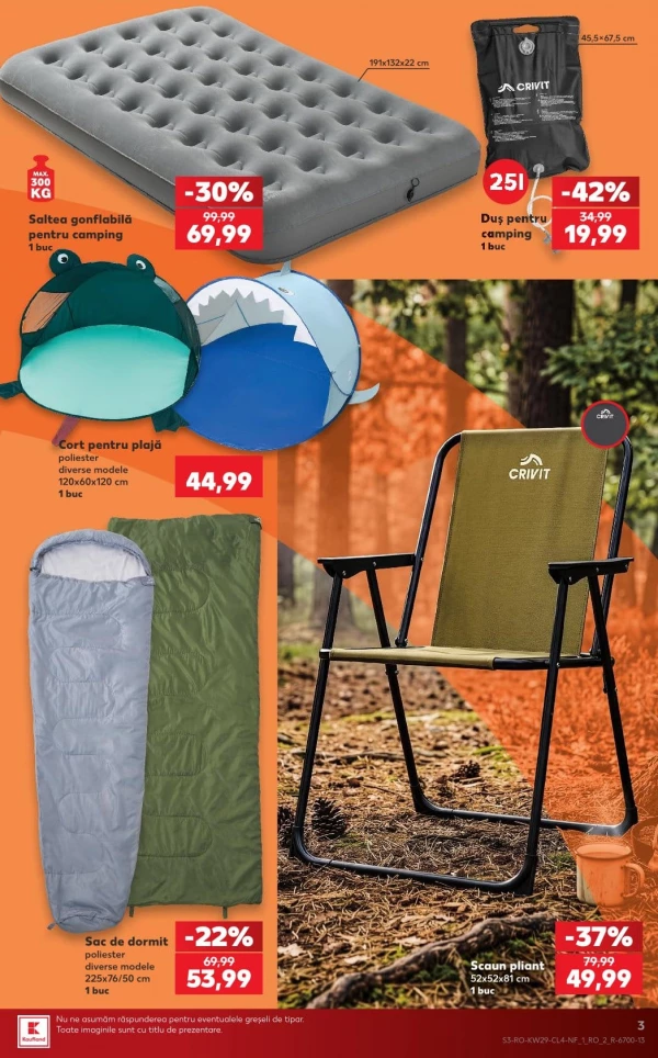 Catalog Kaufland - Catalogul cu reduceri NonFood, pagina 3: reduceri și oferte 15 - 21 iulie 2026