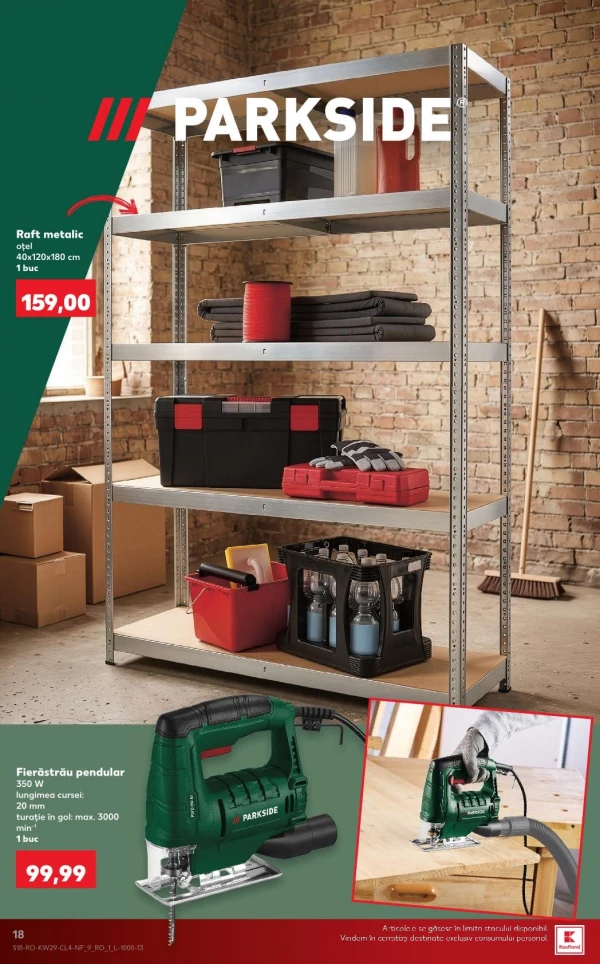 Catalog Kaufland - Catalogul cu reduceri NonFood, pagina 18: reduceri și oferte 15 - 21 iulie 2026