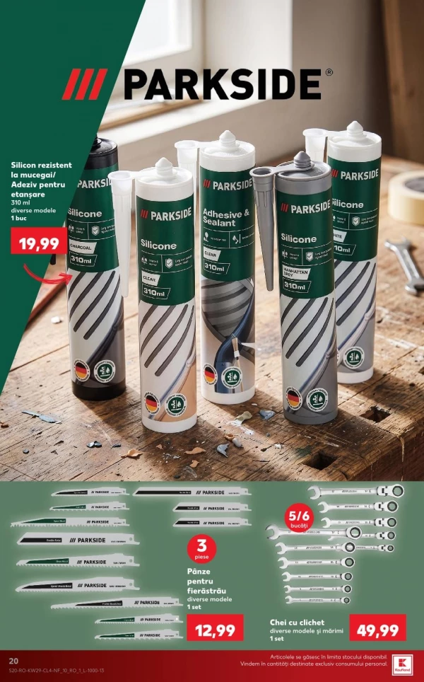 Catalog Kaufland - Catalogul cu reduceri NonFood, pagina 20: reduceri și oferte 15 - 21 iulie 2026
