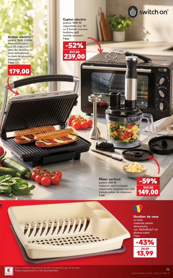 Catalog Kaufland - Catalogul cu reduceri NonFood, pagina 15: reduceri și oferte 15 - 21 iulie 2026