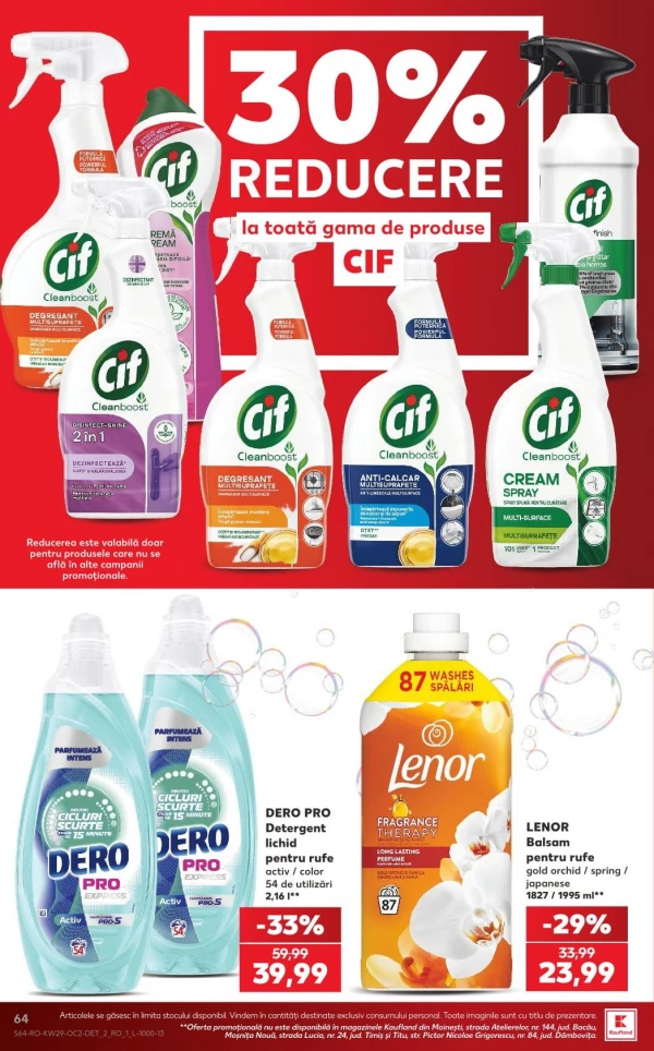 Catalog Kaufland - Catalogul cu reduceri, pagina 64: reduceri și oferte 15 - 21 iulie 2026