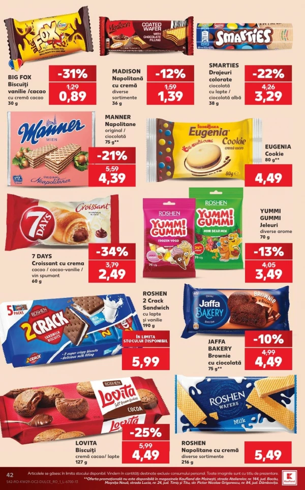 Catalog Kaufland - Catalogul cu reduceri, pagina 42: reduceri și oferte 15 - 21 iulie 2026