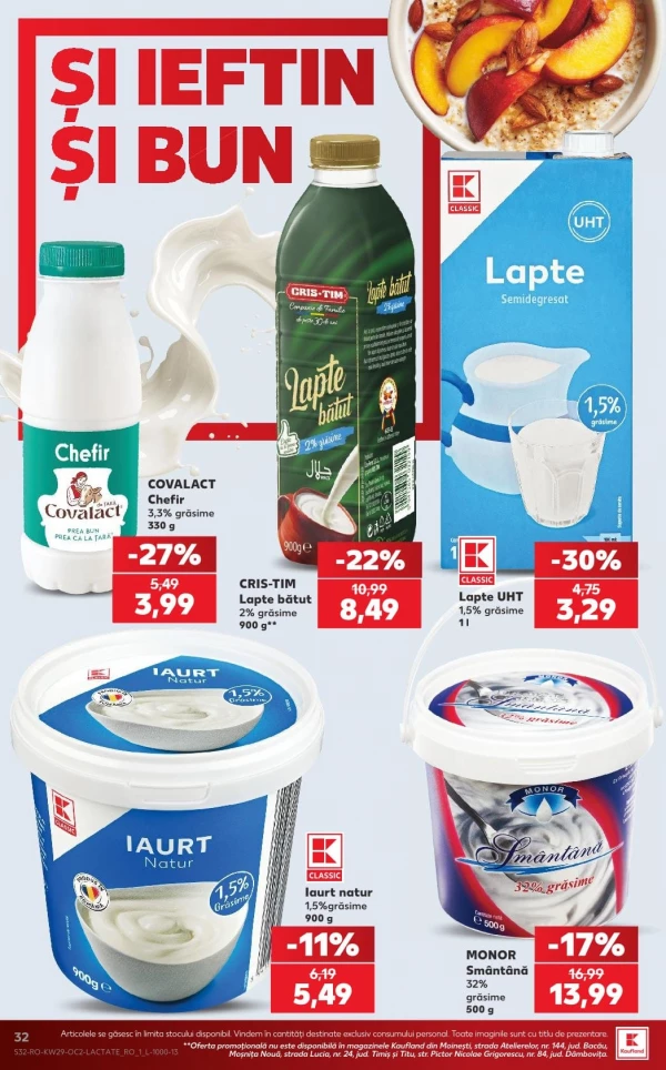 Catalog Kaufland - Catalogul cu reduceri, pagina 32: reduceri și oferte 15 - 21 iulie 2026