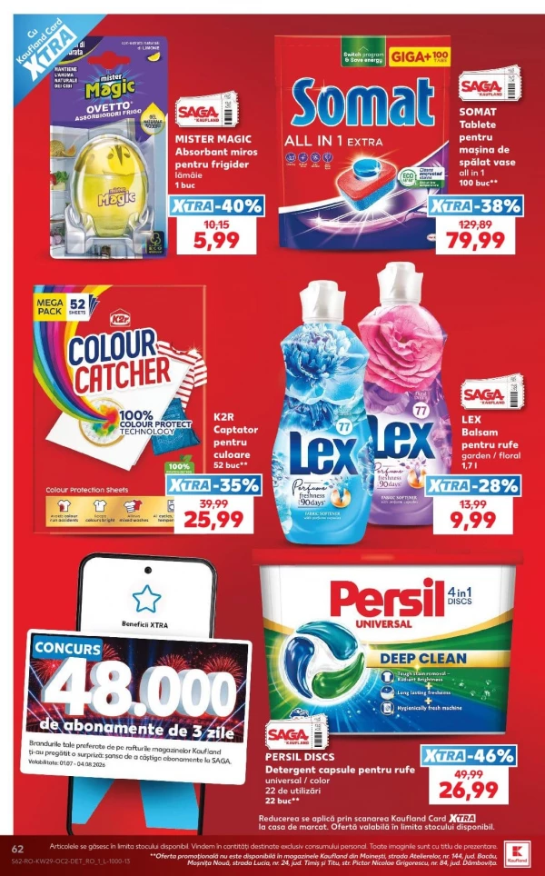 Catalog Kaufland - Catalogul cu reduceri, pagina 62: reduceri și oferte 15 - 21 iulie 2026
