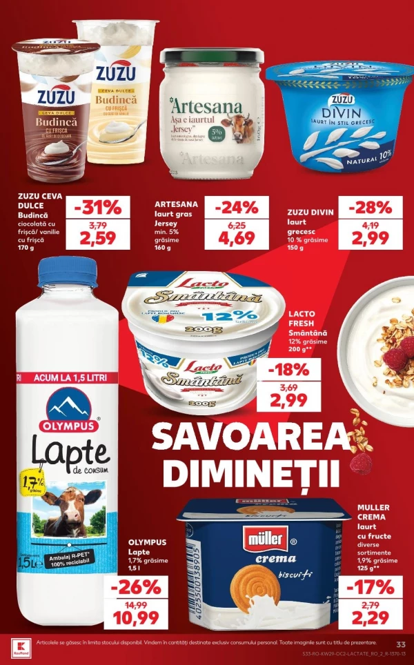 Catalog Kaufland - Catalogul cu reduceri, pagina 33: reduceri și oferte 15 - 21 iulie 2026