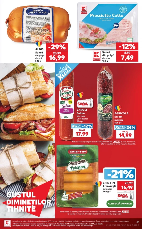 Catalog Kaufland - Catalogul cu reduceri, pagina 31: reduceri și oferte 15 - 21 iulie 2026