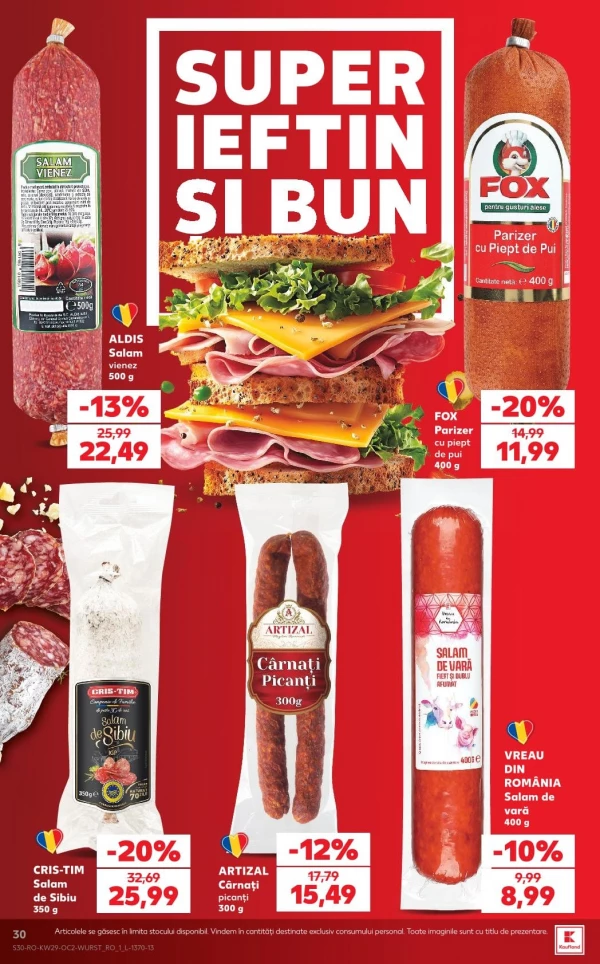 Catalog Kaufland - Catalogul cu reduceri, pagina 30: reduceri și oferte 15 - 21 iulie 2026
