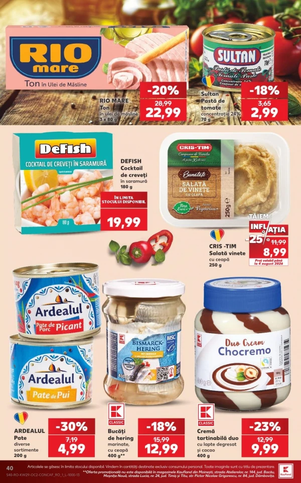 Catalog Kaufland - Catalogul cu reduceri, pagina 40: reduceri și oferte 15 - 21 iulie 2026