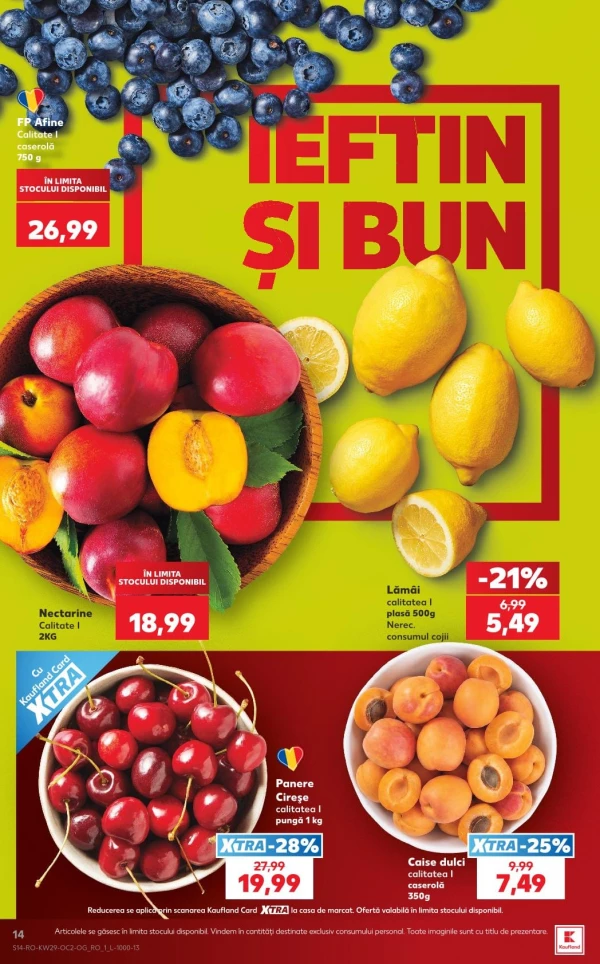 Catalog Kaufland - Catalogul cu reduceri, pagina 14: reduceri și oferte 15 - 21 iulie 2026