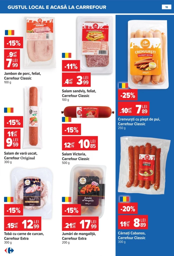 Catalog Carrefour - Catalogul cu reduceri, pagina 16: reduceri și oferte 15 - 28 iulie 2026