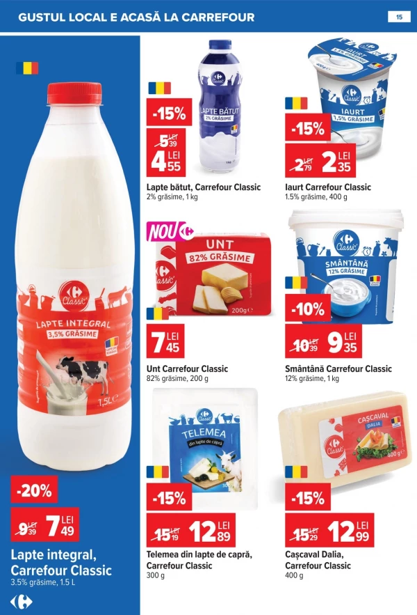 Catalog Carrefour - Catalogul cu reduceri, pagina 15: reduceri și oferte 15 - 28 iulie 2026