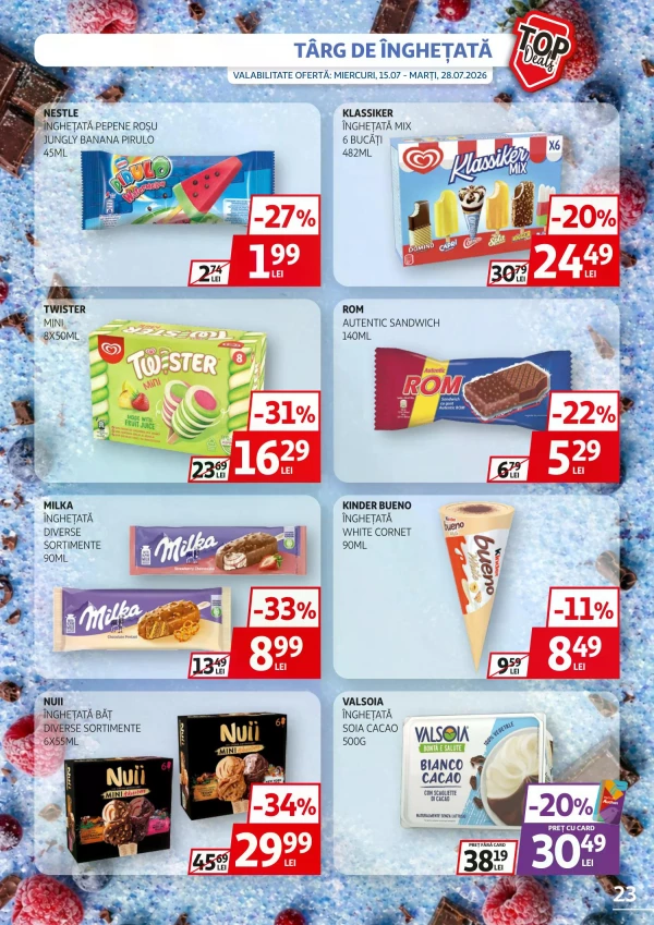 Catalog Auchan - Catalogul cu reduceri, pagina 23: reduceri și oferte 15 - 28 iulie 2026