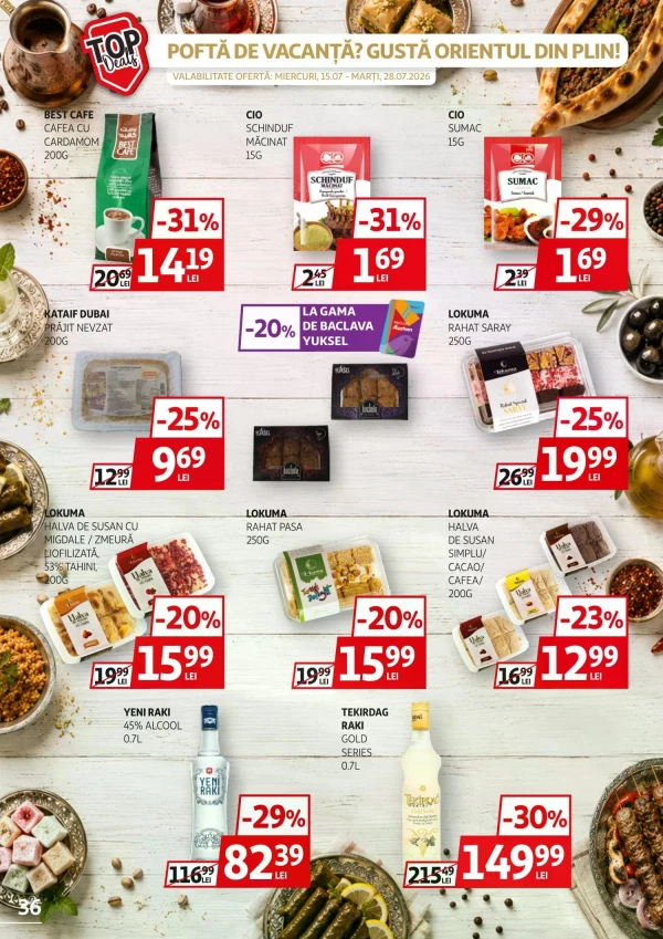 Catalog Auchan - Catalogul cu reduceri, pagina 36: reduceri și oferte 15 - 28 iulie 2026