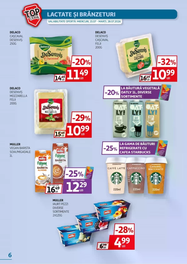 Catalog Auchan - Catalogul cu reduceri, pagina 6: reduceri și oferte 15 - 28 iulie 2026