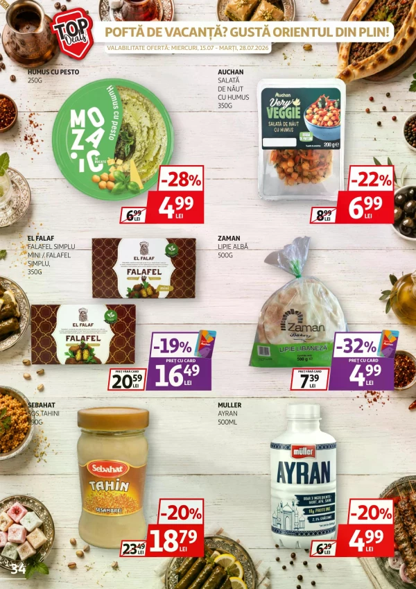 Catalog Auchan - Catalogul cu reduceri, pagina 34: reduceri și oferte 15 - 28 iulie 2026
