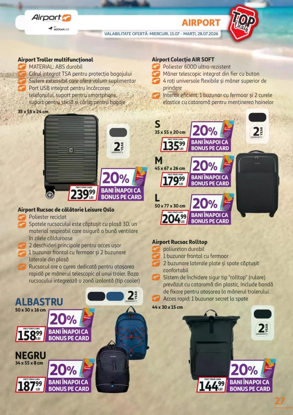 Catalog Auchan - Catalogul cu reduceri, pagina 27: reduceri și oferte 15 - 28 iulie 2026