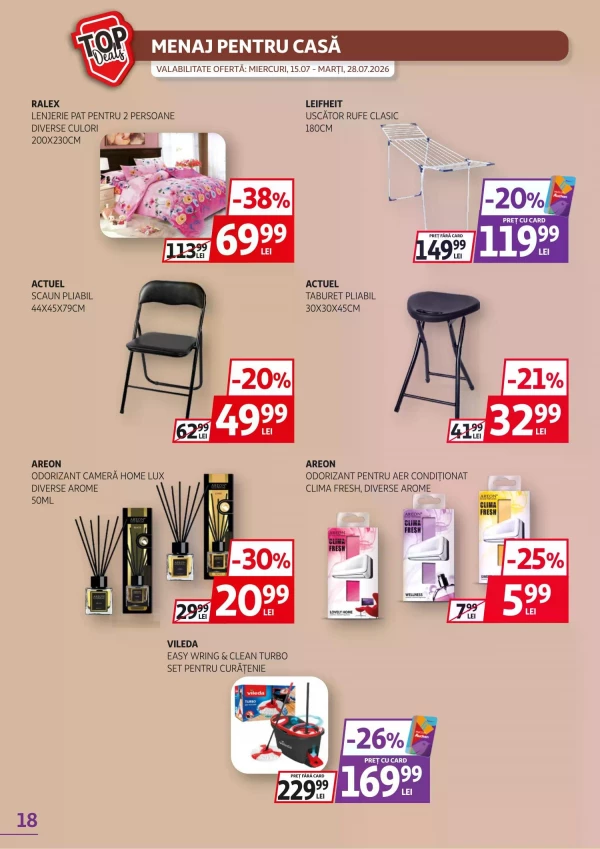 Catalog Auchan - Catalogul cu reduceri, pagina 18: reduceri și oferte 15 - 28 iulie 2026