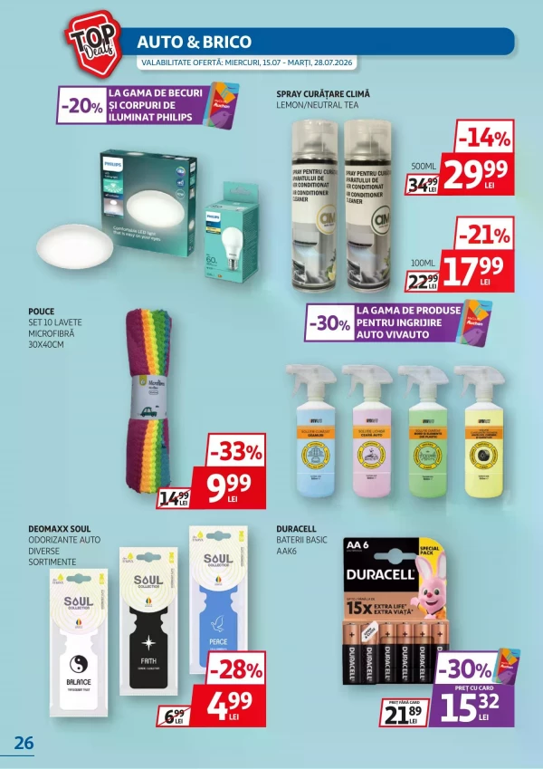 Catalog Auchan - Catalogul cu reduceri, pagina 26: reduceri și oferte 15 - 28 iulie 2026