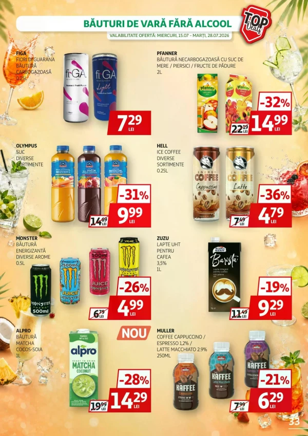 Catalog Auchan - Catalogul cu reduceri, pagina 33: reduceri și oferte 15 - 28 iulie 2026