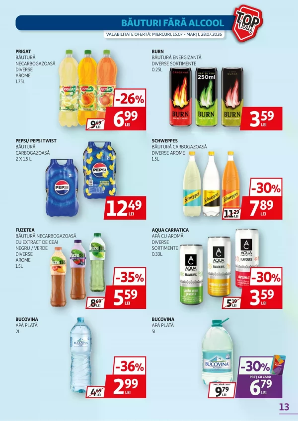 Catalog Auchan - Catalogul cu reduceri, pagina 13: reduceri și oferte 15 - 28 iulie 2026