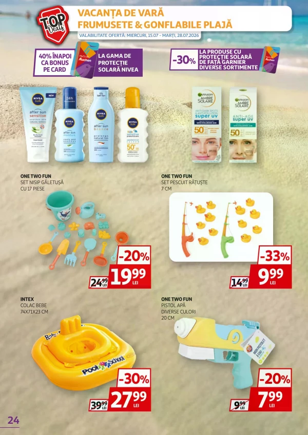 Catalog Auchan - Catalogul cu reduceri, pagina 24: reduceri și oferte 15 - 28 iulie 2026