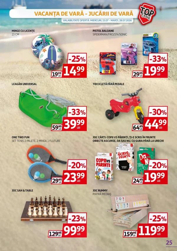 Catalog Auchan - Catalogul cu reduceri, pagina 25: reduceri și oferte 15 - 28 iulie 2026