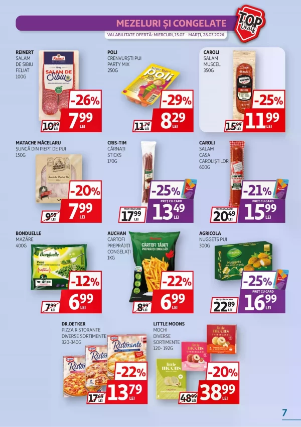 Catalog Auchan - Catalogul cu reduceri, pagina 7: reduceri și oferte 15 - 28 iulie 2026