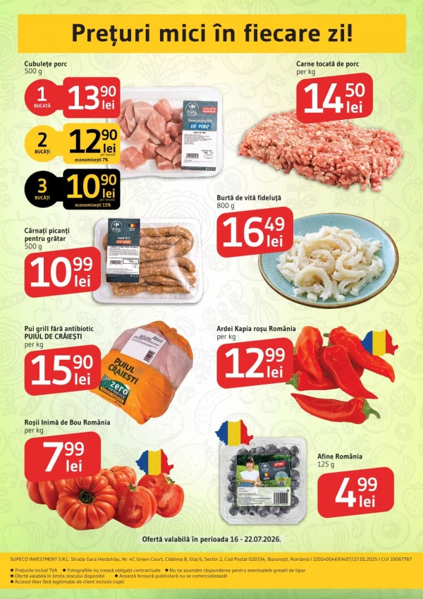Catalog Supeco - Catalogul cu reduceri, pagina 2: reduceri și oferte 16 - 22 iulie 2026