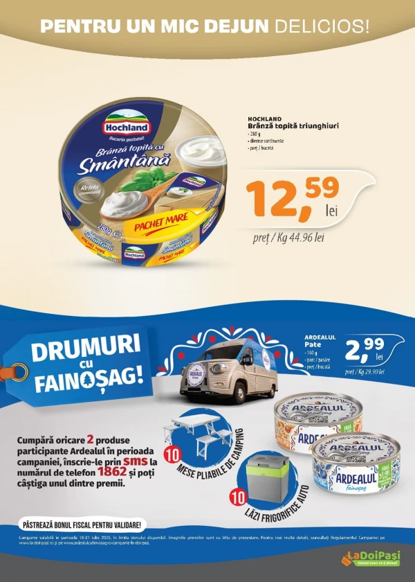 Catalog La Doi Pași - Catalogul cu reduceri, pagina 2: reduceri și oferte 16 - 31 iulie 2026