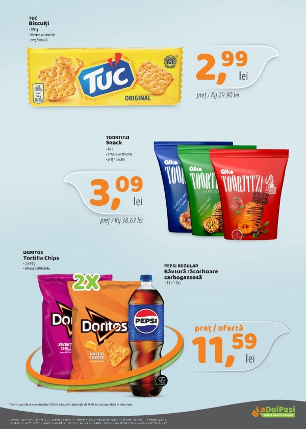 Catalog La Doi Pași - Catalogul cu reduceri, pagina 7: reduceri și oferte 16 - 31 iulie 2026