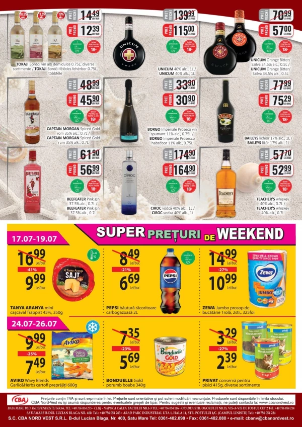 Catalog CBA - Catalogul cu reduceri C+C, pagina 8: reduceri și oferte 16 - 31 iulie 2026