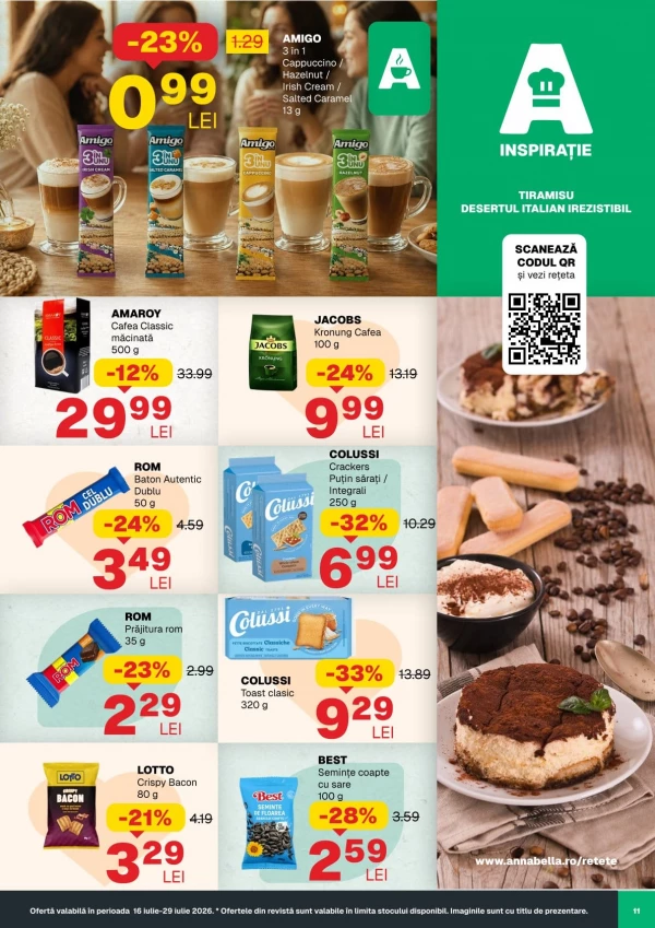 Catalog Annabella - Catalogul cu reduceri, pagina 11: reduceri și oferte 16 - 29 iulie 2026