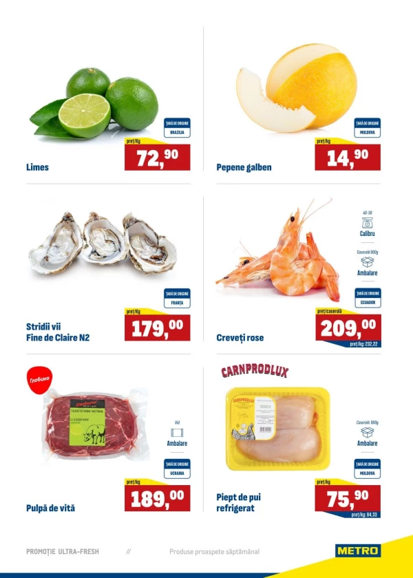 Catalog Metro - Oferte săptămânale la produse proaspete, pagina 3: reduceri și oferte 16 - 22 iulie 2026