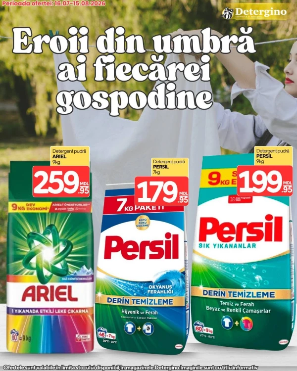 Catalog Detergino - Catalogul cu reduceri, pagina 13: reduceri și oferte 16 iulie - 15 august 2026