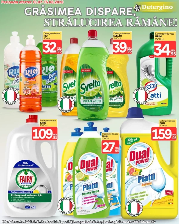 Catalog Detergino - Catalogul cu reduceri, pagina 7: reduceri și oferte 16 iulie - 15 august 2026