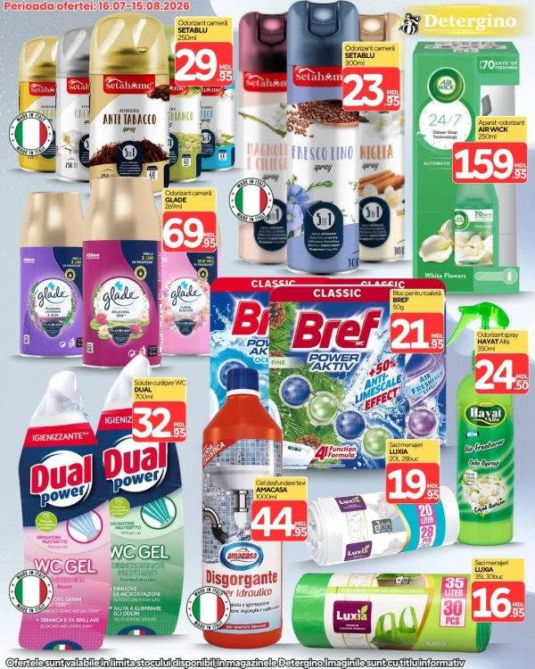Catalog Detergino - Catalogul cu reduceri, pagina 9: reduceri și oferte 16 iulie - 15 august 2026