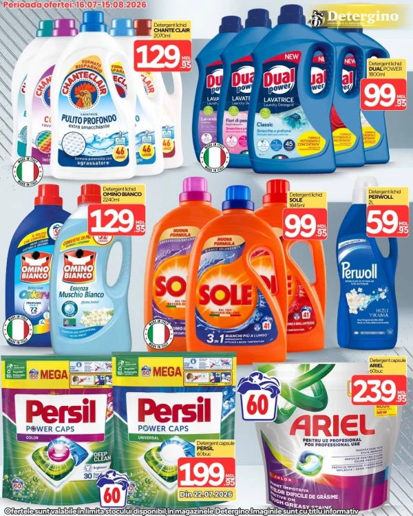 Catalog Detergino - Catalogul cu reduceri, pagina 11: reduceri și oferte 16 iulie - 15 august 2026