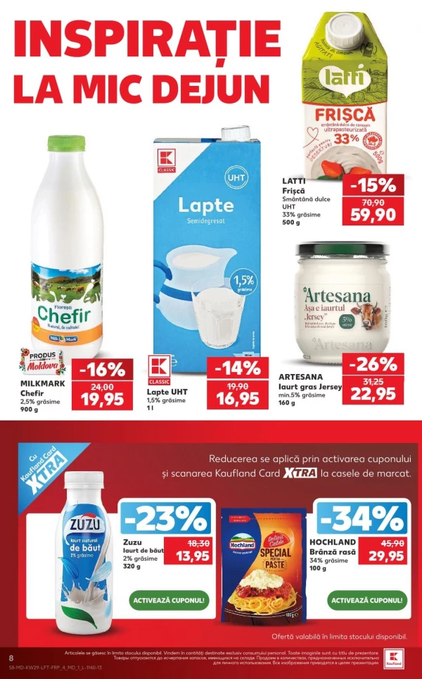Catalog Kaufland - Catalogul cu reduceri, pagina 8: reduceri și oferte 16 - 22 iulie 2026