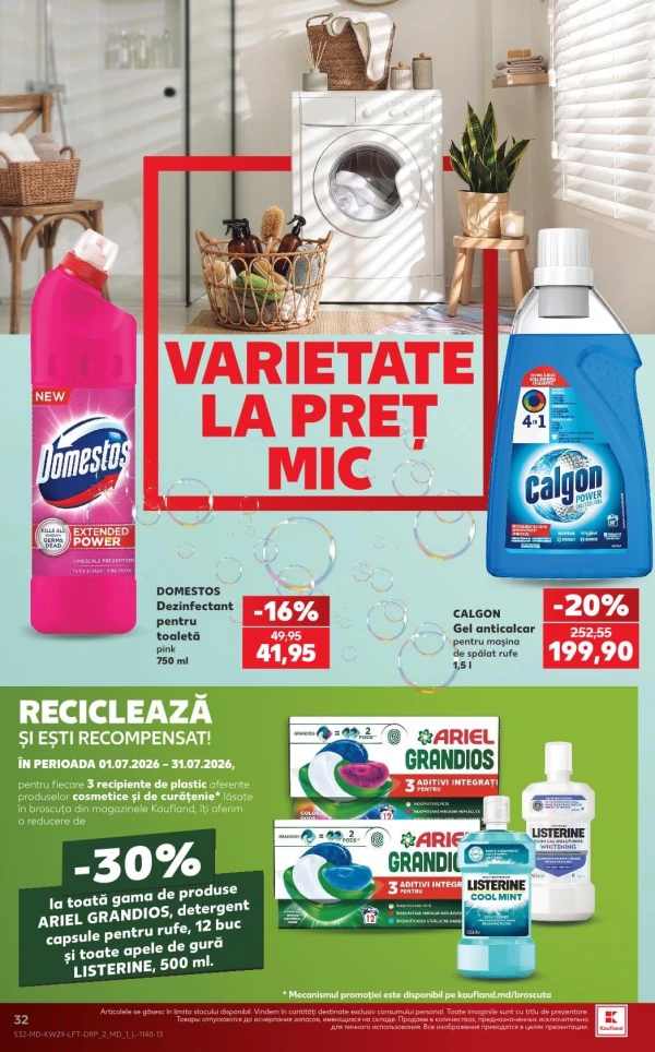 Catalog Kaufland - Catalogul cu reduceri, pagina 32: reduceri și oferte 16 - 22 iulie 2026