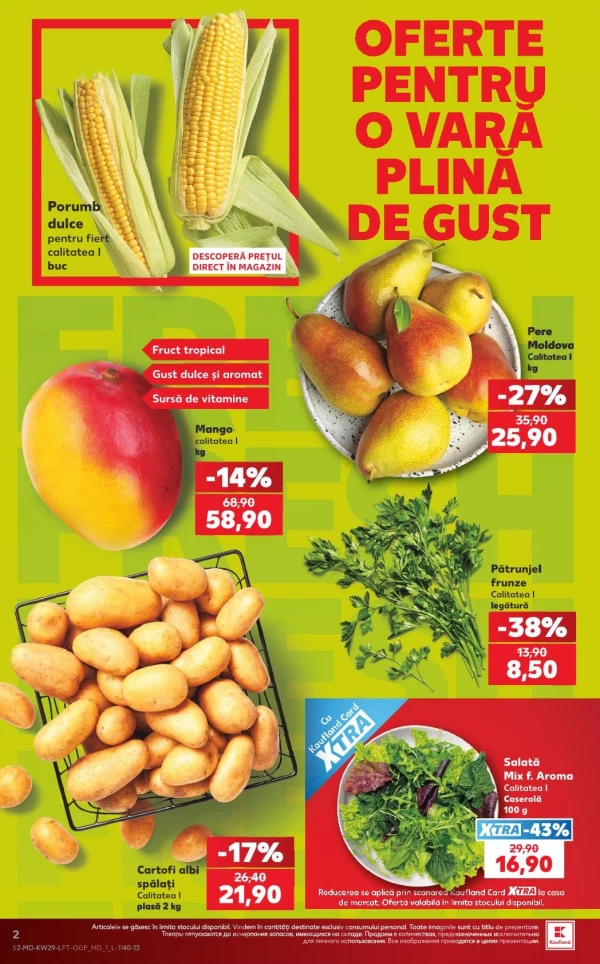 Catalog Kaufland - Catalogul cu reduceri, pagina 2: reduceri și oferte 16 - 22 iulie 2026