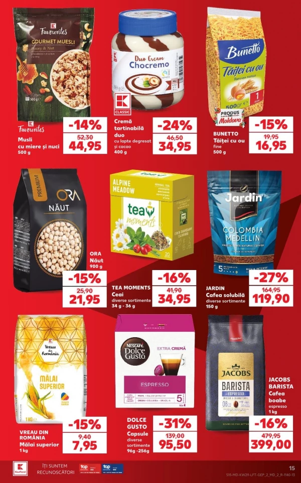 Catalog Kaufland - Catalogul cu reduceri, pagina 15: reduceri și oferte 16 - 22 iulie 2026