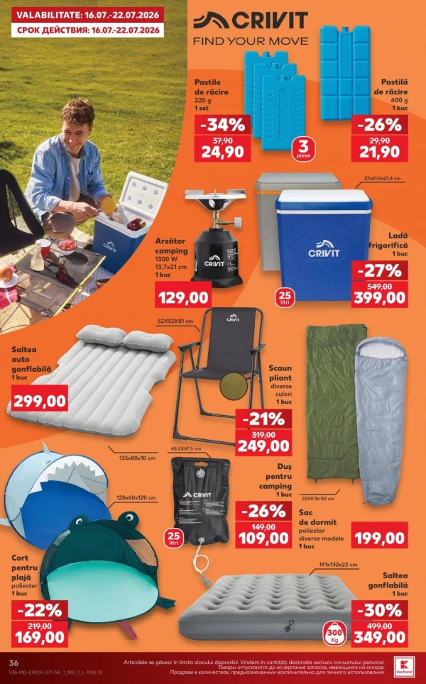 Catalog Kaufland - Catalogul cu reduceri, pagina 36: reduceri și oferte 16 - 22 iulie 2026