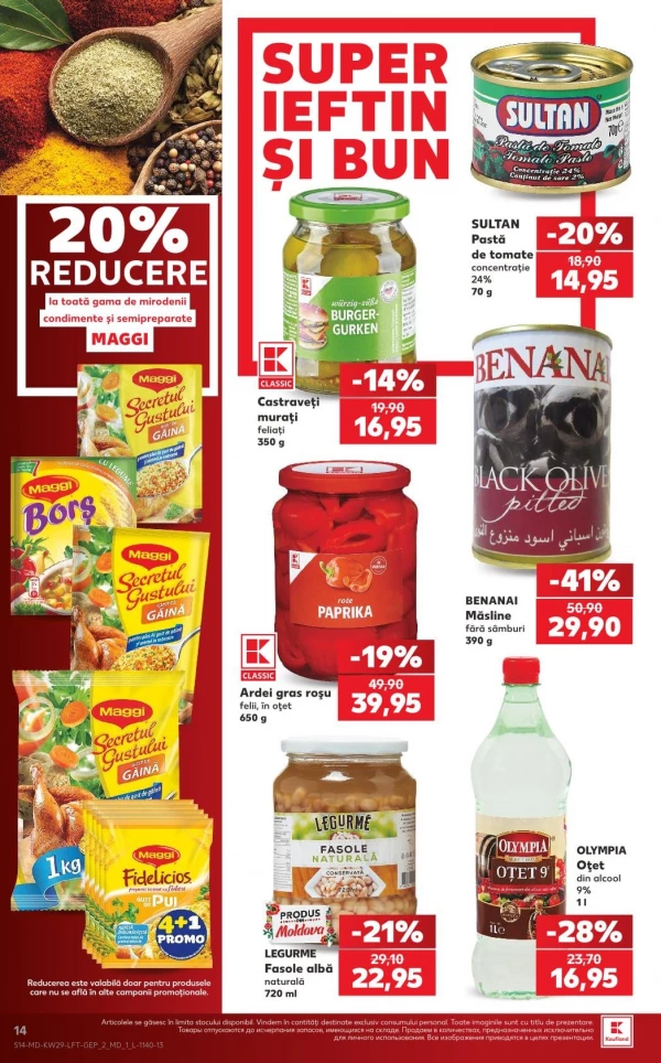Catalog Kaufland - Catalogul cu reduceri, pagina 14: reduceri și oferte 16 - 22 iulie 2026
