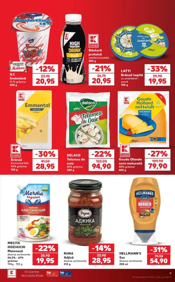 Catalog Kaufland - Catalogul cu reduceri, pagina 9: reduceri și oferte 16 - 22 iulie 2026